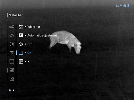 Settings Status Bar